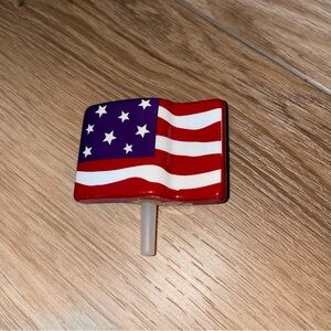 Nora Fleming Mini 8 Stars & Stripes Forever USA American Flag